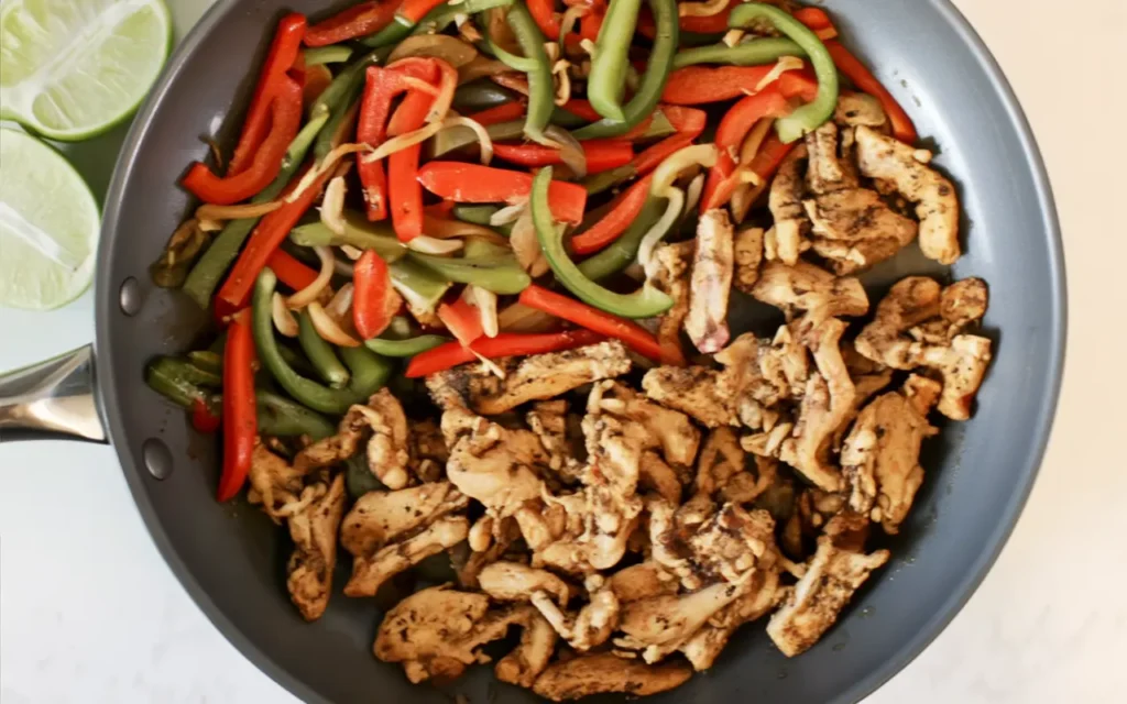 chicken fajitas
