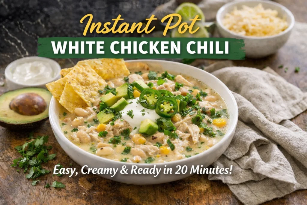 Instant Pot White Chicken Chili
