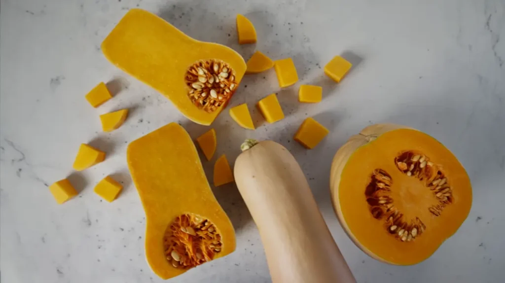 how to cut butternut squash