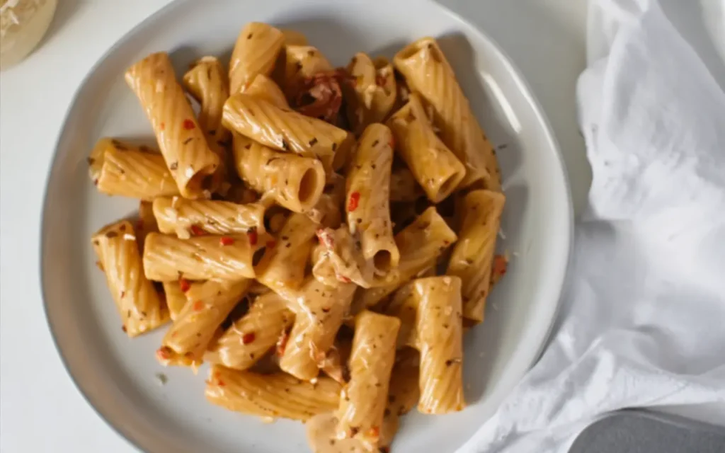 creamy sun dried tomato pasta