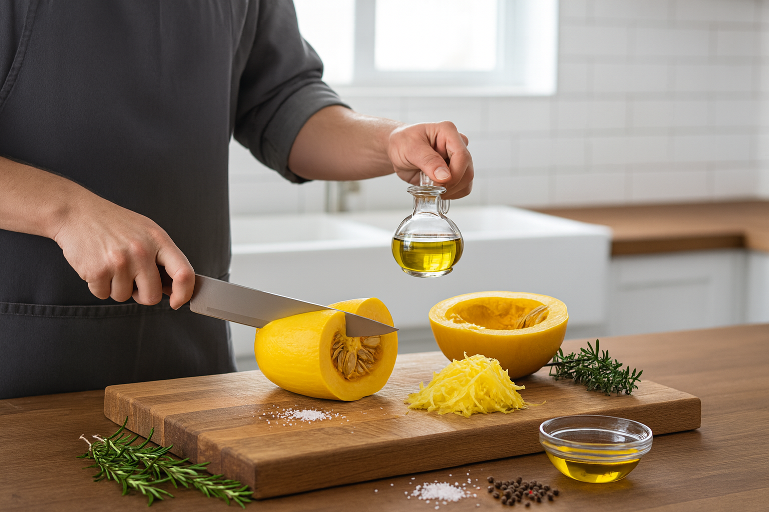 Spaghetti Squash in Qven