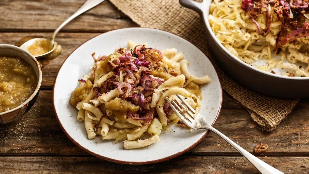 Älplermagronen (Swiss Alpine Macaroni and Cheese) | Apple Macaroni