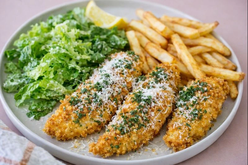 Baked Garlic Parmesan Chicken Tenders