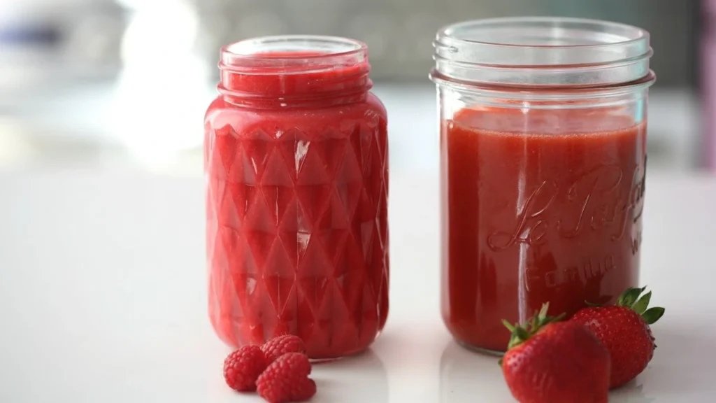 strawberry puree