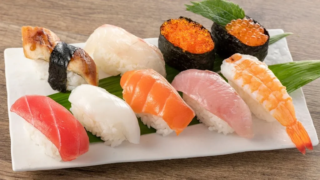 sashimi vs nigiri v s sushi
