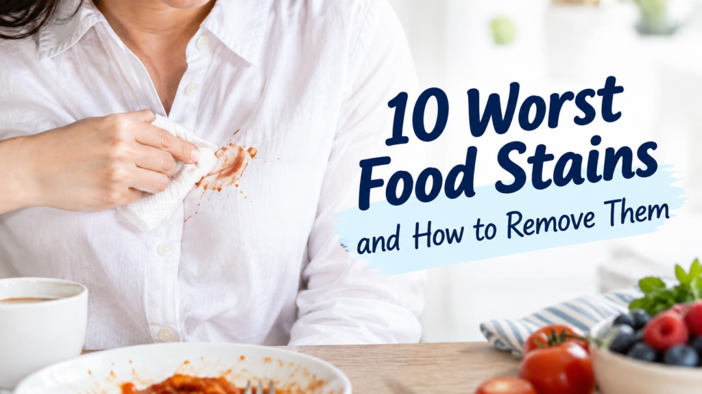 10 Worst Food Stains and How to Remove Them